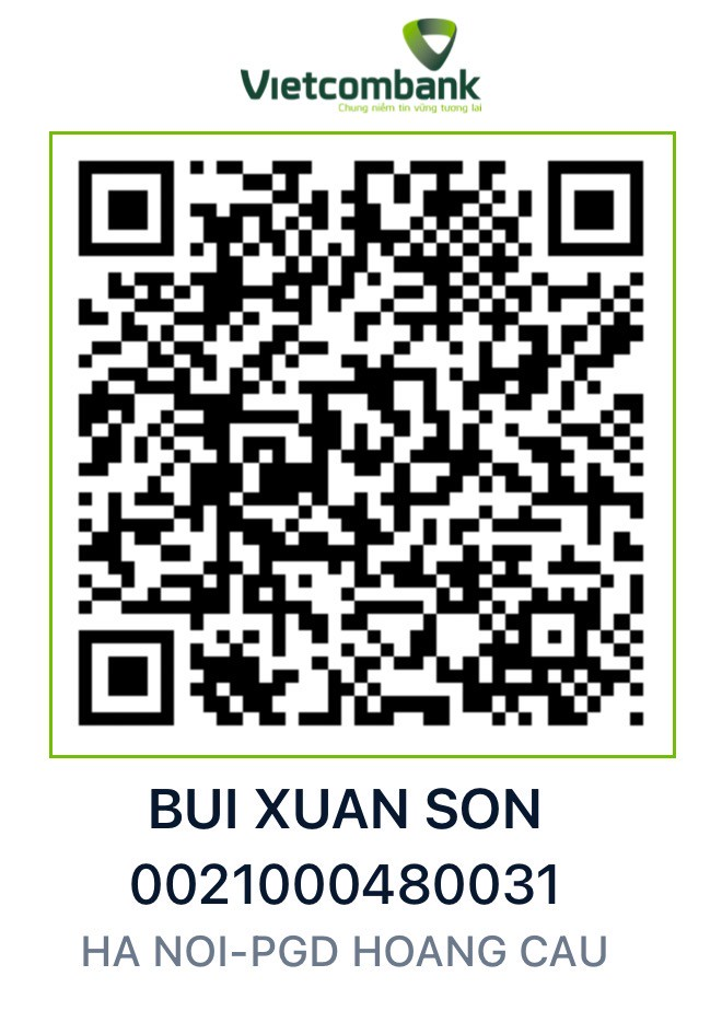 Vietcombank QR Donate BUI XUAN SON